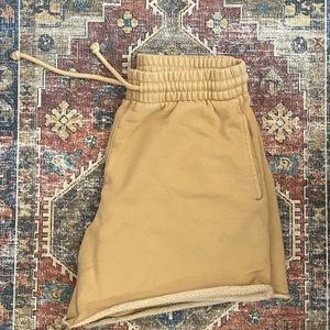 aritzia TNA cozy sweatshorts